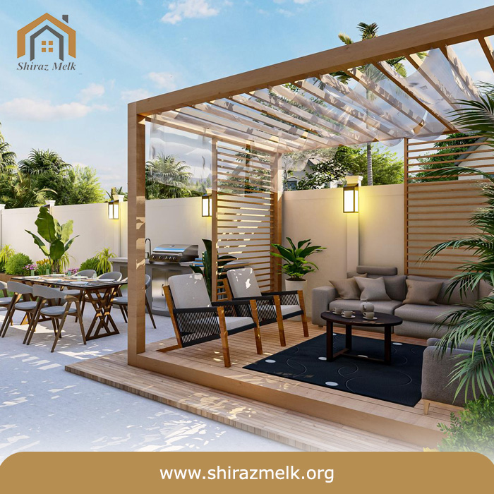 دکوراسیون باغ ویلا1